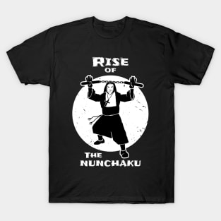 Rise Of The Nunchaku Nun Funny Martial Arts Pun T-Shirt